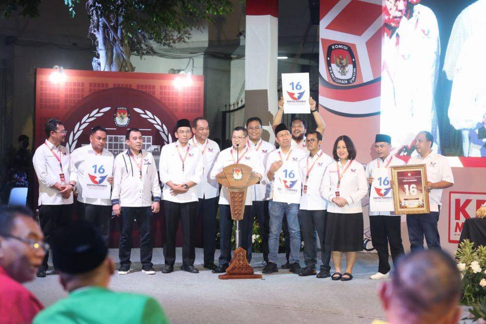 Partai Perindo dapat nomor 16 peserta Pemilu 2024 (dok. Perindo)