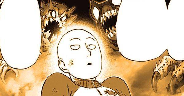 Saitama dikelilingi monster ( tonarinoyj.jp/One Punch Man )