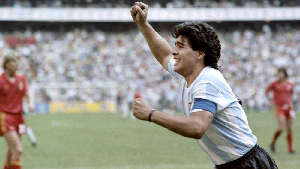Diego Maradona tampil di Piala Dunia 1986. (fifa.com)