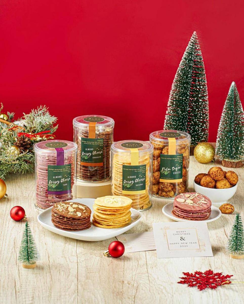potret hamper santa's snack dari Golden Bakery (instagram.com/goldenbakery_id)
