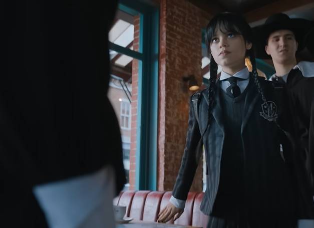 Wednesday Addams saat melawan (dok. Netflix/Wednesday Addams)