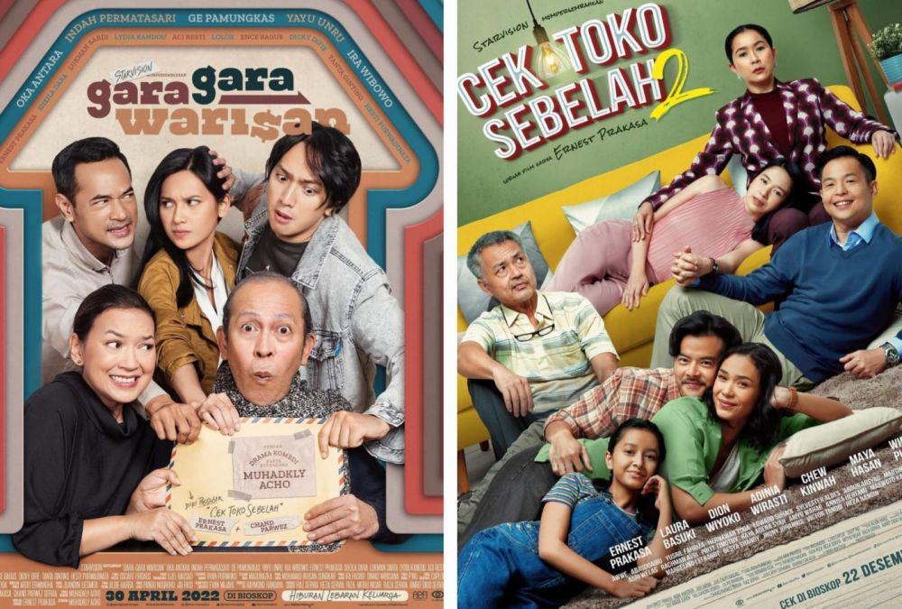 5 Film dan Series Ernest Prakasa di 2022, Terbaru Cek Toko Sebelah 2