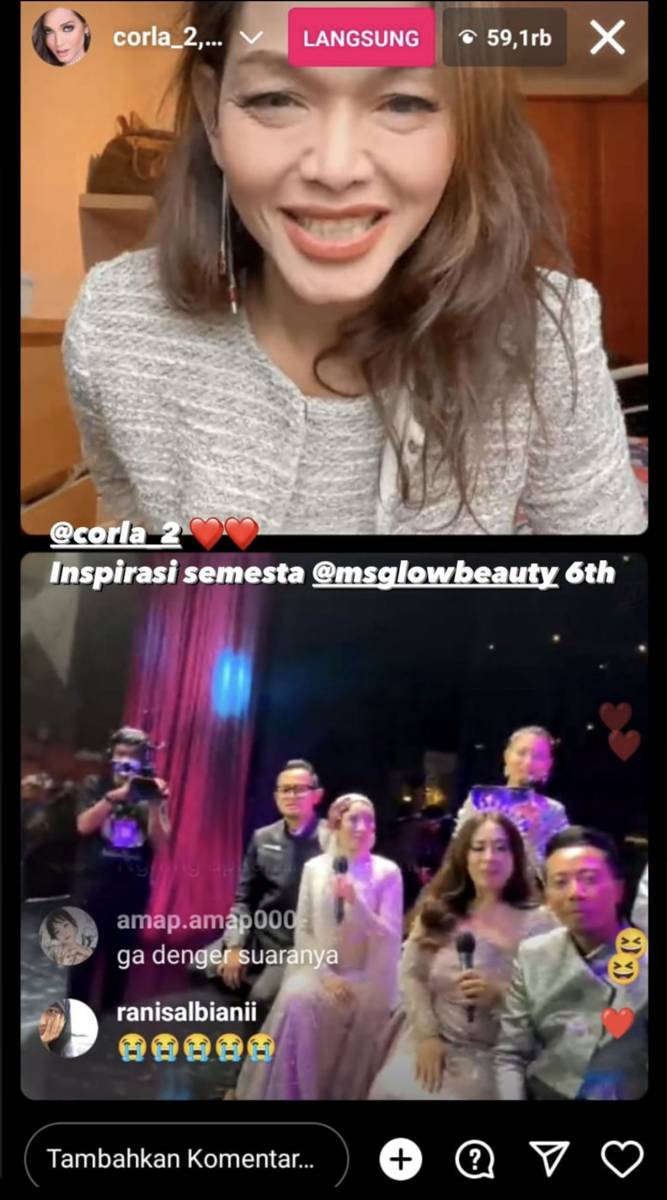 potret artis di Anniversary MS Glow yang ke-6 (instagram.com/msglowbeauty)