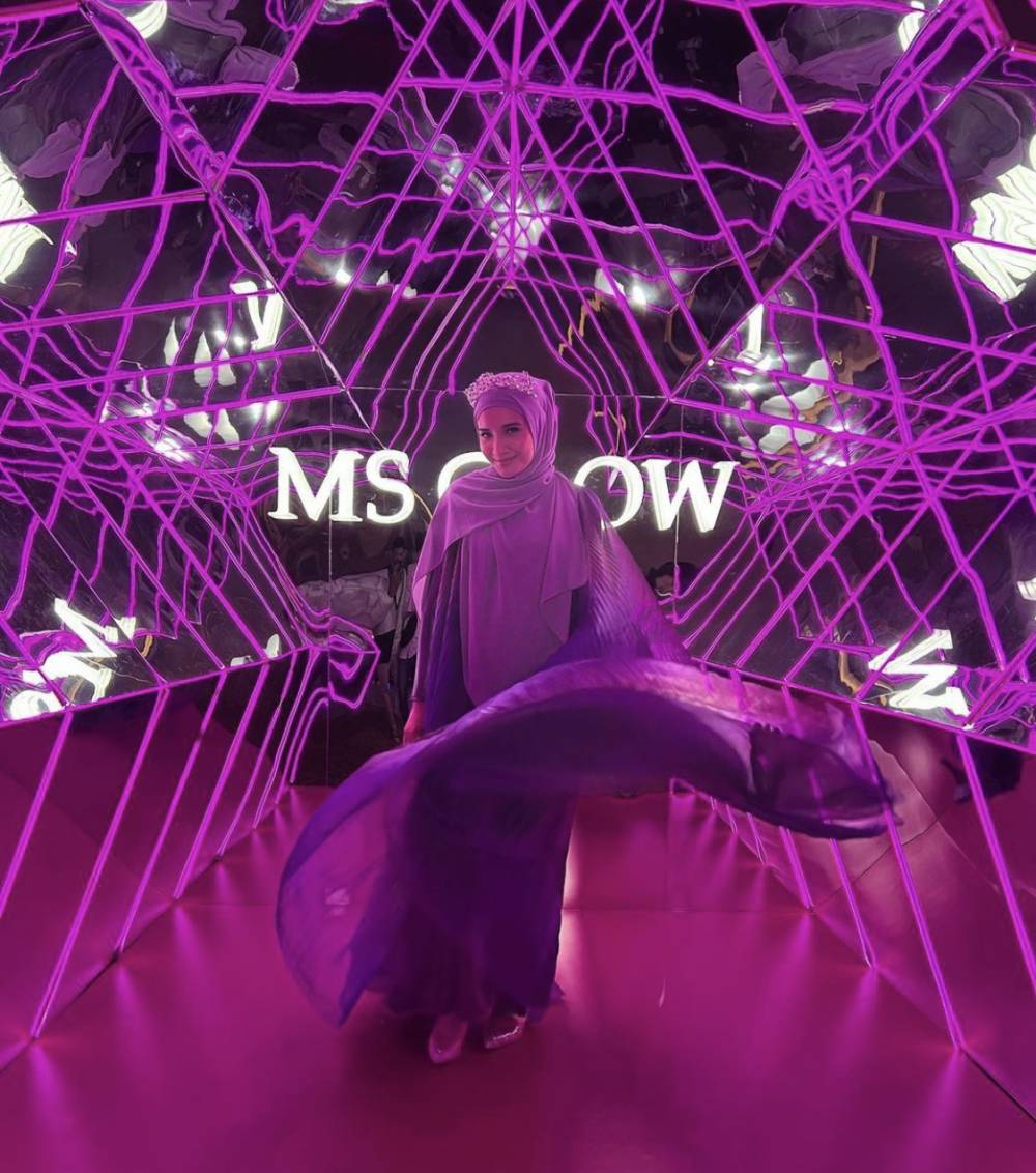 potret artis di Anniversary MS Glow yang ke-6 (instagram.com/zaskiasungkar15)