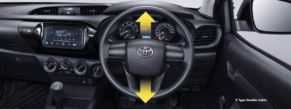 fitur toyota hilux type e/ astra.co.id