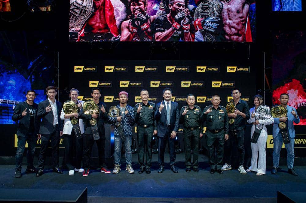 suasana konferensi pers ONE Lumpinee (dok. ONE Championship)