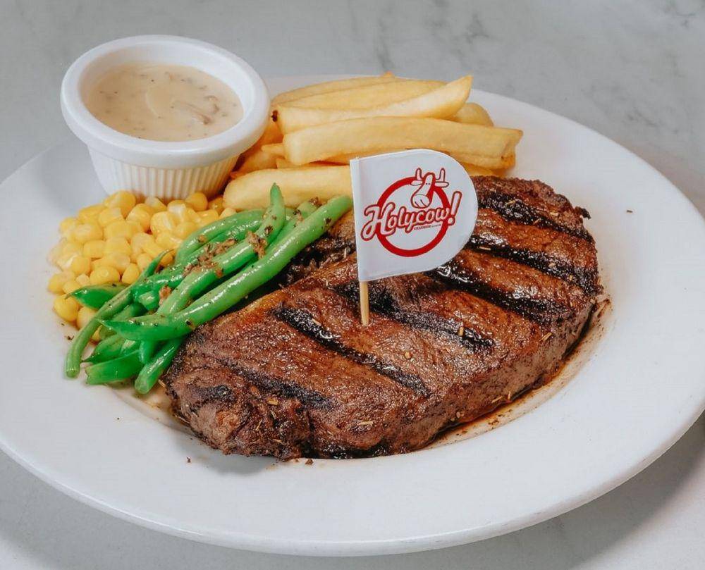 Menu Steak di Holycow Steak