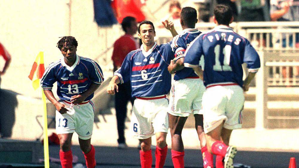 Skuad Prancis saat melakoni fase grup Piala Dunia 1998. (fifa.com)