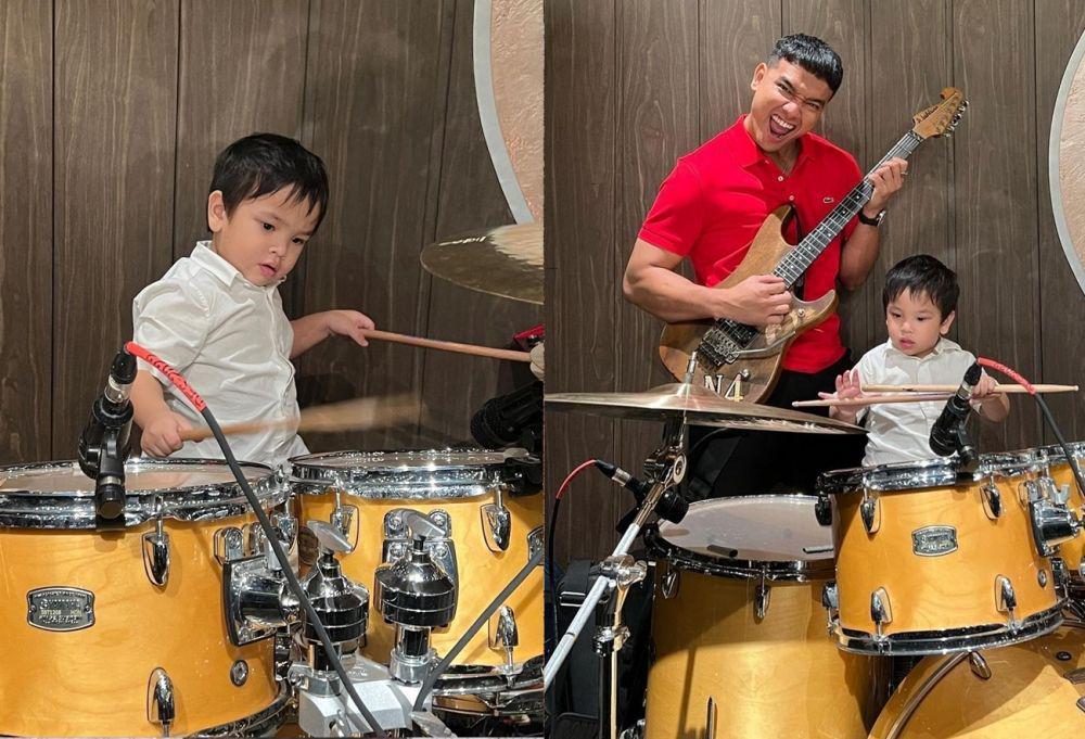 9 Potret Gemas Gala Sky Main Drum, Calon Drummer Profesional