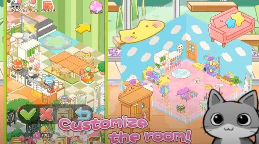 ilustrasi game Cat Room - Cute Cat Games (play.google.com/Cross Field Inc.)