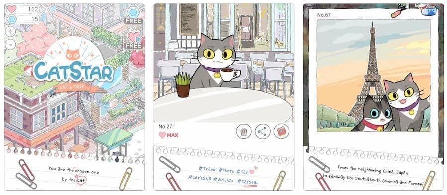 ilustrasi game CatStar ~Cat's Trip~ (apps.apple.com/OWLOGUE Co., Ltd.)