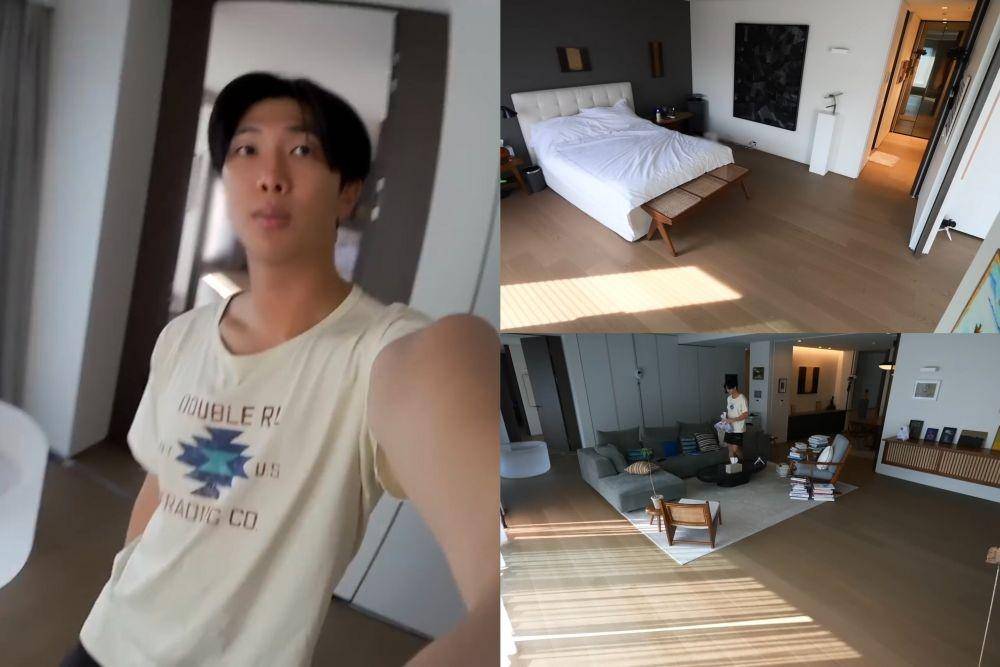 potret apartemen RM BTS (youtube.com/BANGTAN TV)