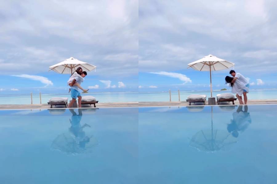 momen honeymoon Jiyeon T-ara dan Hwang Jae Gyun (instagram.com/jaegyun0728)