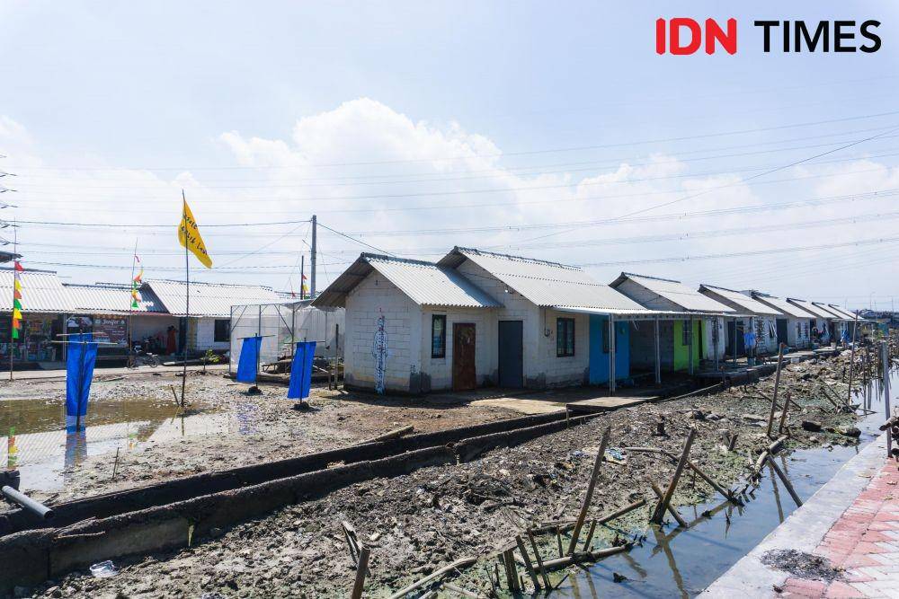 Kampung Nelayan Tambakrejo, Kota Semarang yang menjadi lokasi Pameran Penta K Labs IV, Minggu (18/12/2022) (IDN Times/Dhana Kencana)