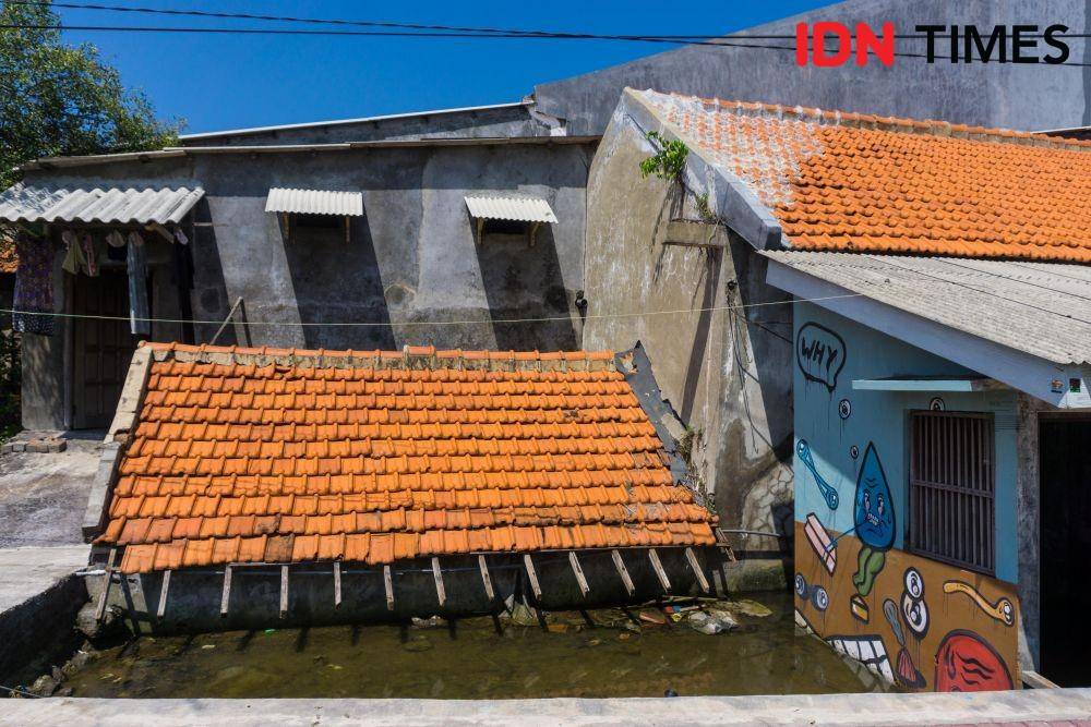 Salah satu karya seni dari Mentari Isnaini di pameran Penta K Labs IV di Semarang, Minggu (18/12/2022) (IDN Times/Dhana Kencana)
