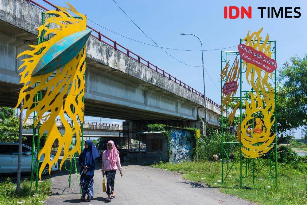 Kampung Nelayan Tambakrejo, Kota Semarang yang menjadi lokasi Pameran Penta K Labs IV, Minggu (18/12/2022) (IDN Times/Dhana Kencana)