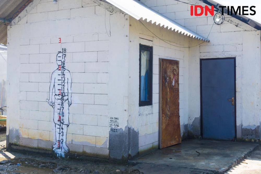 Salah satu karya seni dari Ismu Ismoyo di pameran Penta K Labs IV di Semarang, Minggu (18/12/2022) (IDN Times/Dhana Kencana)