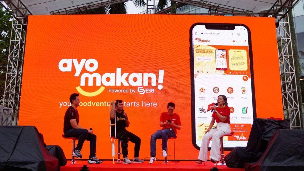 Peluncuran platform Ayomakan! di Senayan Park, Jakarta (Dok. IDN Times)