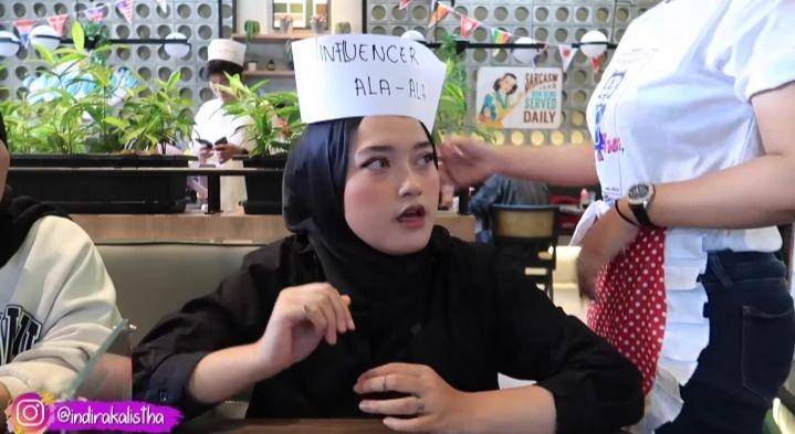 potret Indira Kalistha jajal Karen's Dinner (youtube.com/INDIRA KALISTHA)
