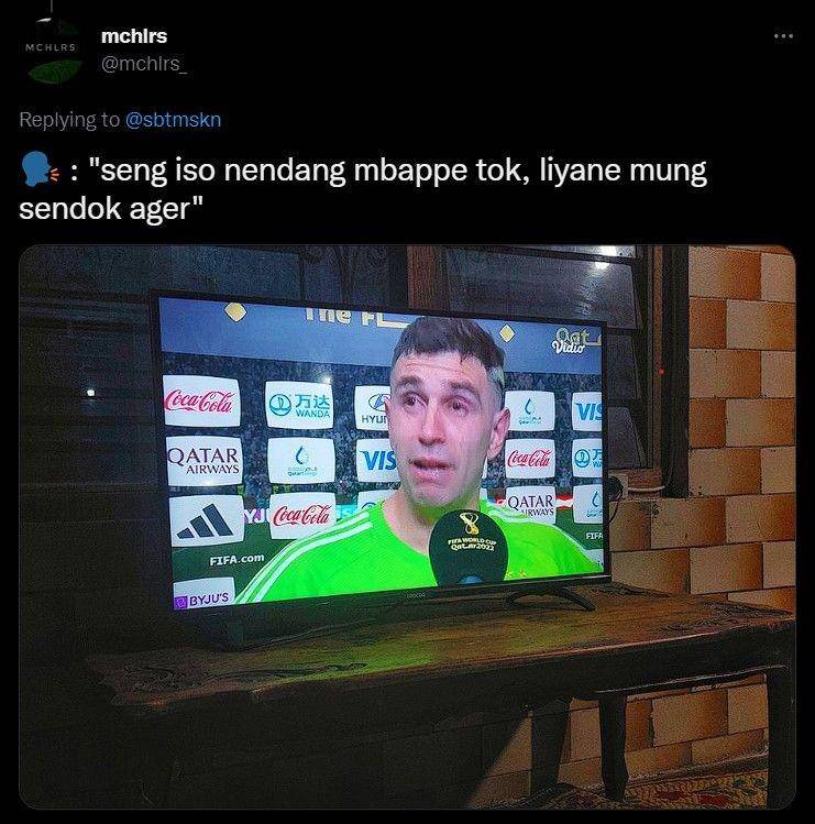 meme Mbappe gagal juara Piala Dunia (twitter.com/mchlrs_)