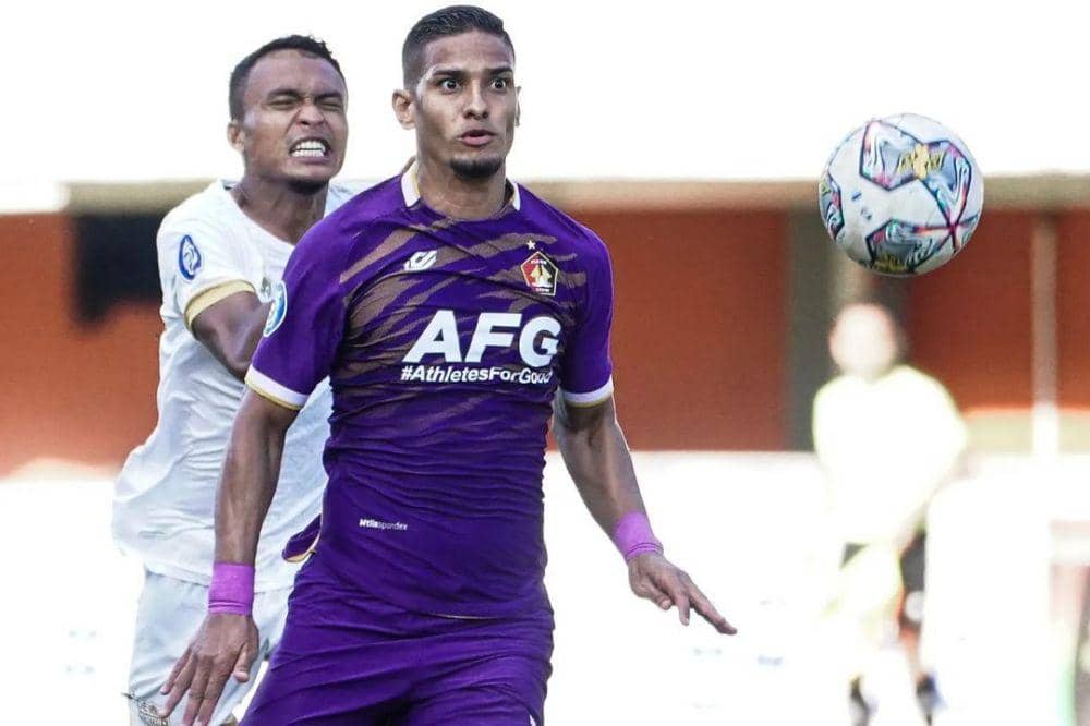 Renan Silva sebagai pemain tersubur Persik Kediri di Liga 1 Indonesia 2022/2023. (instagram.com/persikfcofficial)