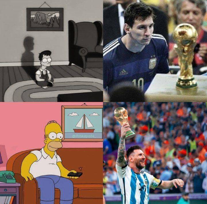 meme Messi juara Piala Dunia (twitter.com/trollfootball)