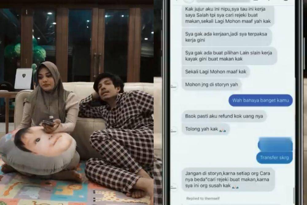 Aurel dan Atta kena tipu agen vila sebesar Rp65 juta (youtube.com/attahalilintar)