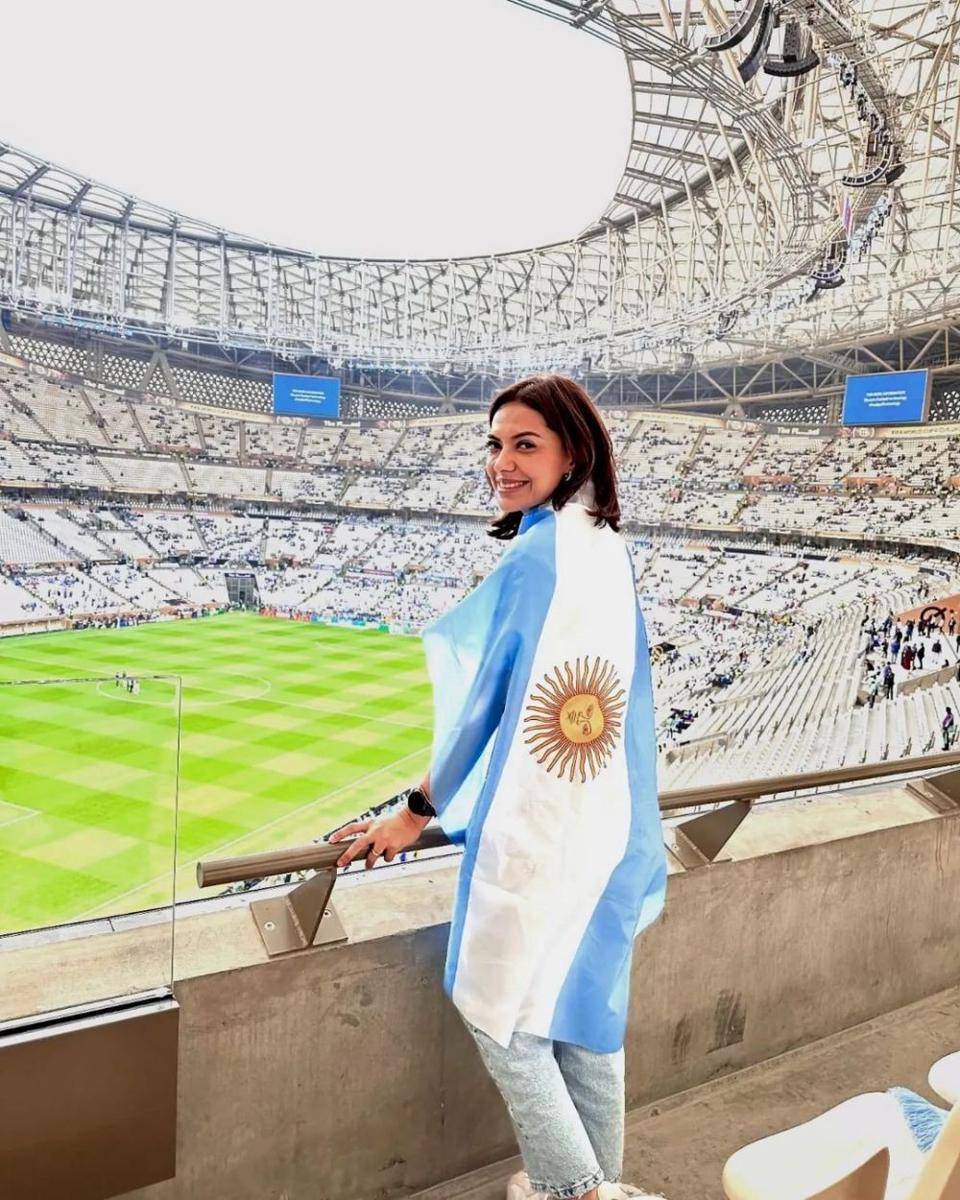 Najwa Shihab nonton final Piala Dunia (instagram.com/najwashihab)