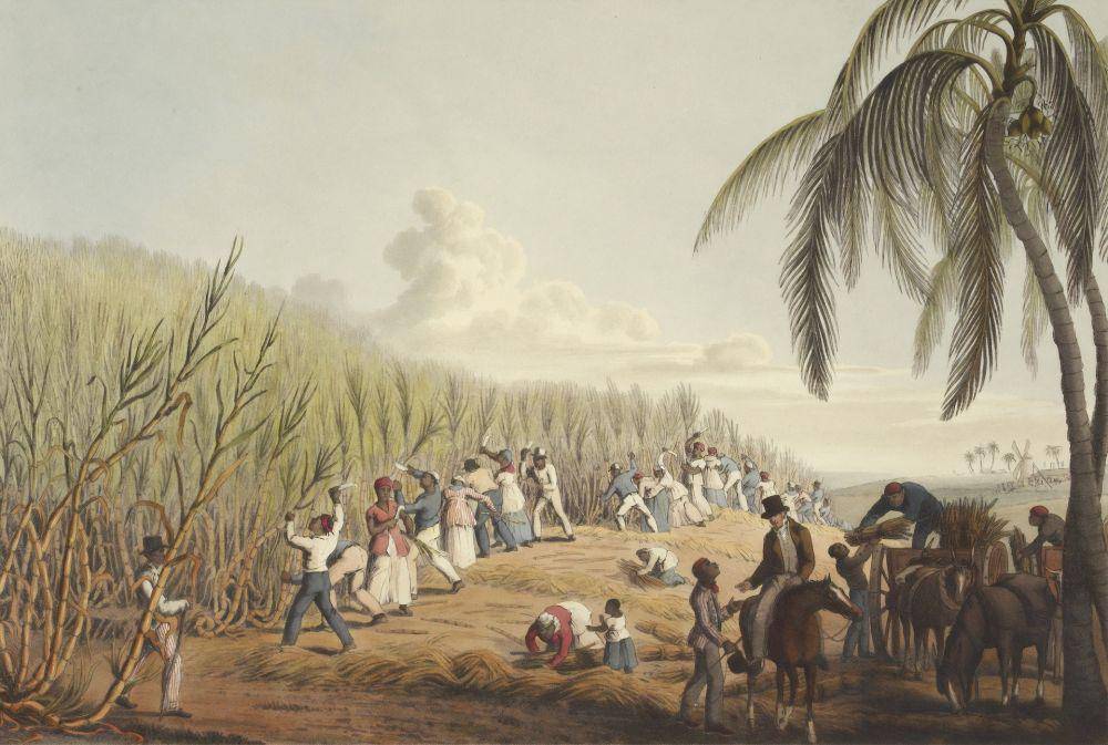 ilustrasi pekerja budak pada 1823 (Unsplash.com/British Library)