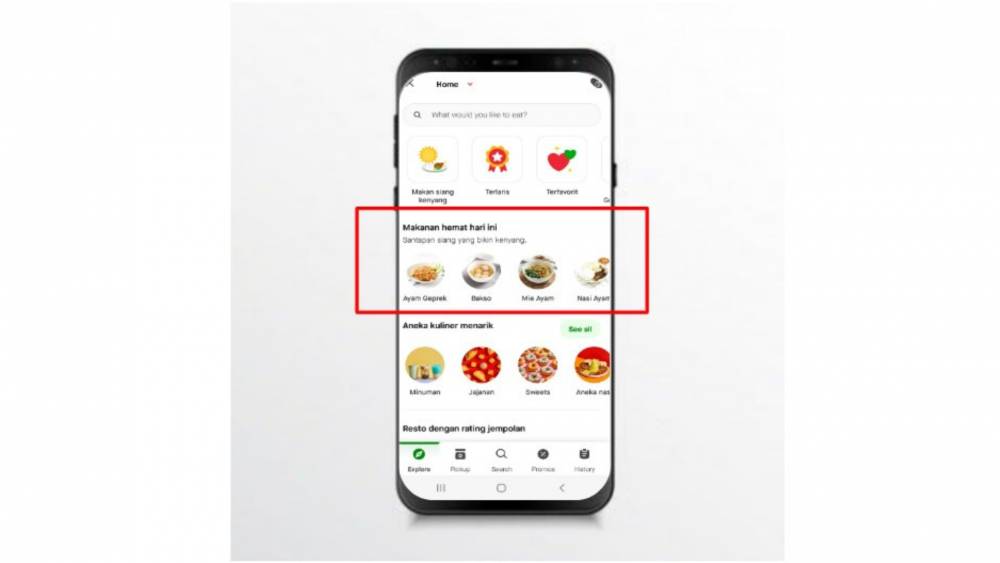 Fitur virtual greetings card dari GoFood (Dok. GoFood)