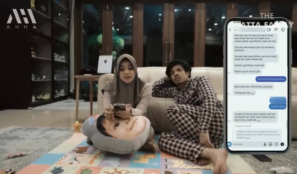 Aurel dan Atta kena tipu agen vila sebesar Rp65 juta (youtube.com/attahalilintar)