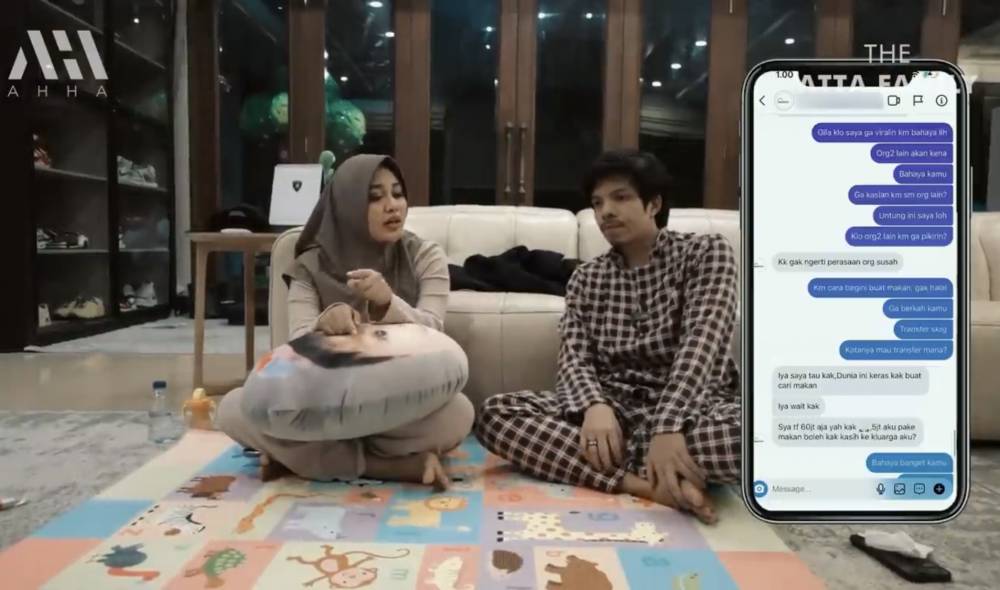 Aurel dan Atta kena tipu agen vila sebesar Rp65 juta (youtube.com/attahalilintar)