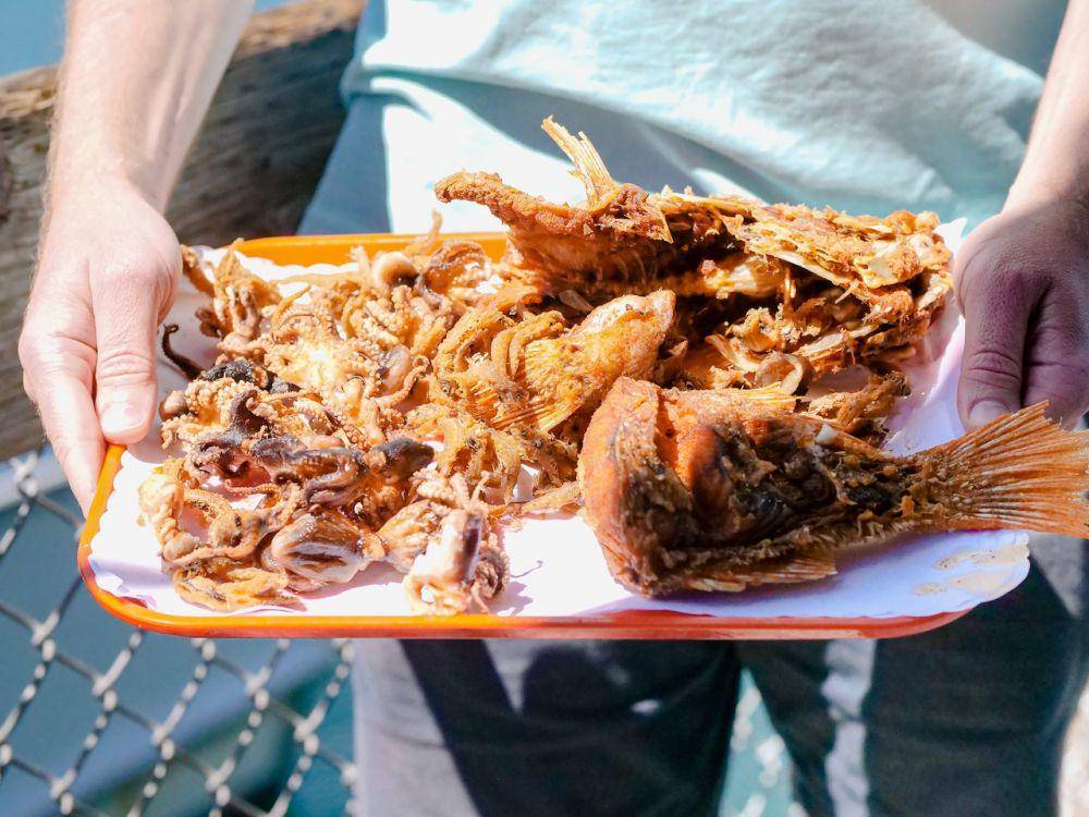 ilustrasi fried mixed seafood (pexels.com/Kindel Media)