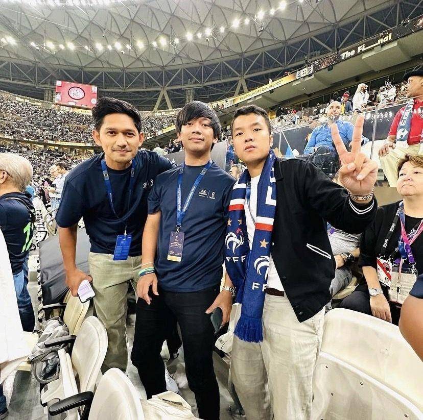 keseruan Rian menonton saat final piala dunia 2022 (instagram.com/rezarfr)