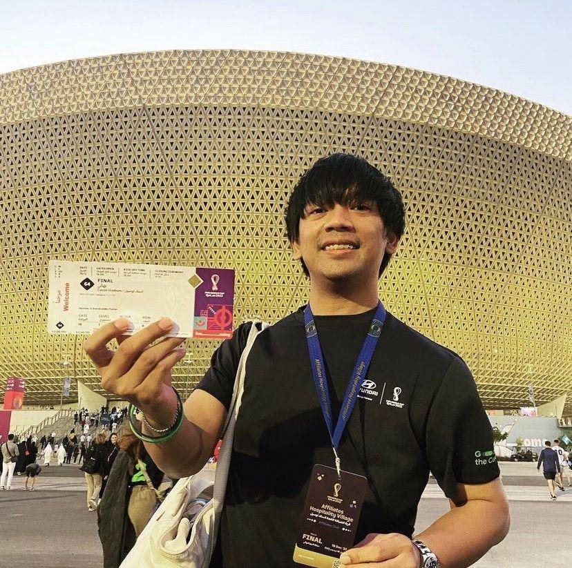 potret Rian di depan stadion lusail (instagram.com/rianekkypradipta)