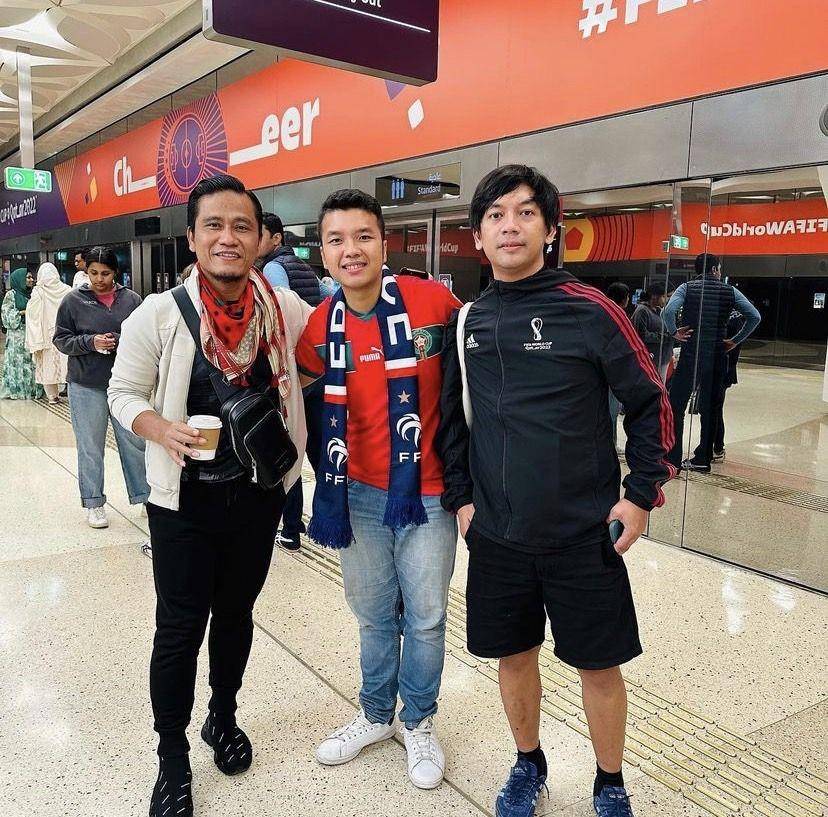 potret Rian usai menonton pertandingan kroasia vs maroko (instagram.com/rezarfr)