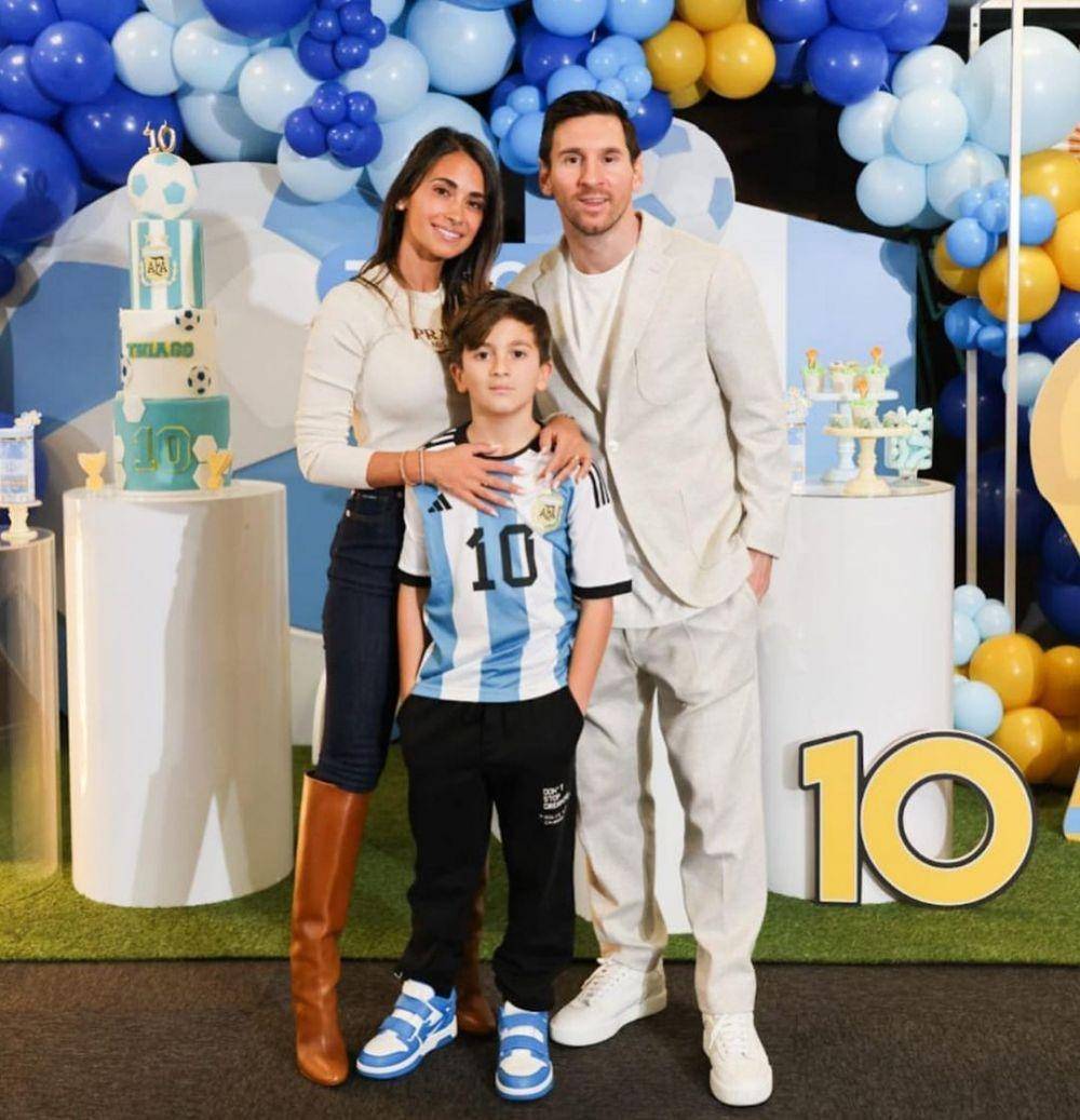 Thiago Messi Roccuzzo, putra sulung Lionel Messi. (Instagram.com/antonellaroccuzzo)