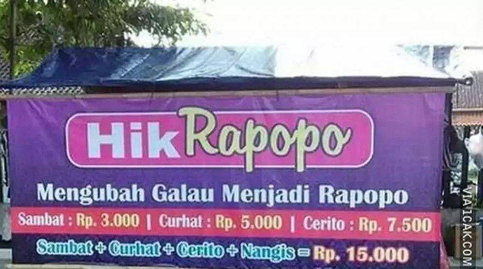 tulisan spanduk galau (1cak.com)