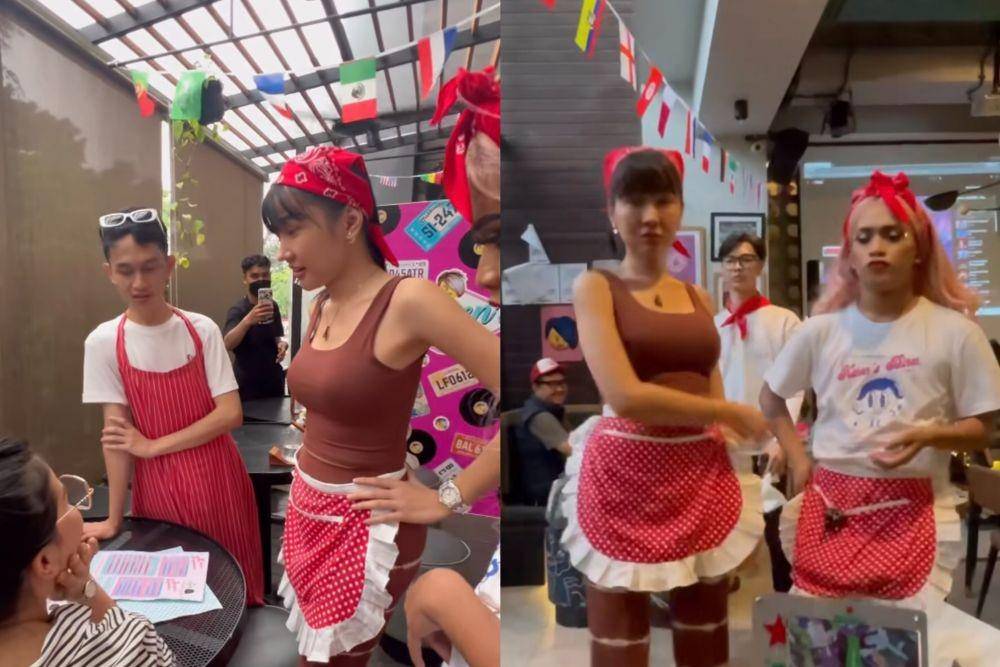 potret Lucinta Luna jadi pelayan Karen's Diner (instagram.com/lucintaluna_manjalita)