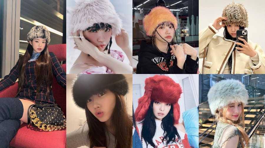 Fuzzy Hat para idol Kpop. (Soompi)