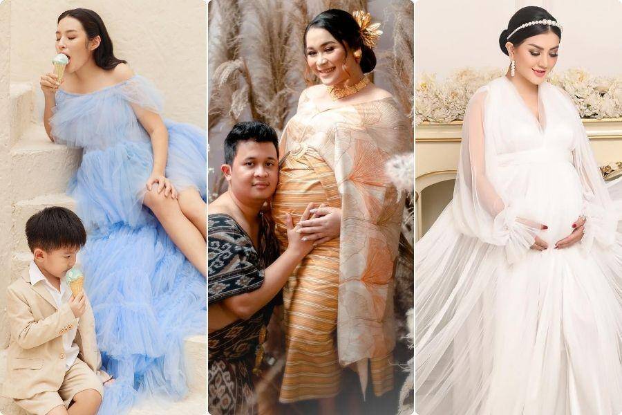 Maternity Artis Terunik Sepanjang 2022 (instagram.com/tiffanysoetanto|instagram.com/aliencophoto|instagram.com/ginaaayoubi)