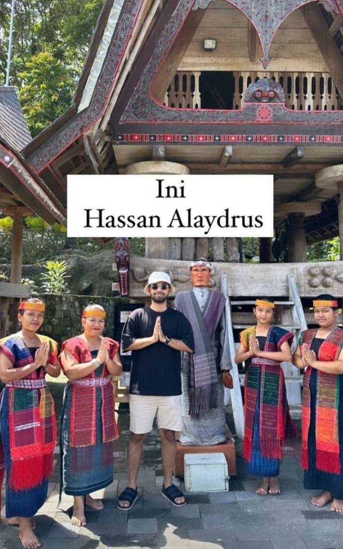 potret Hassan Alaydrus di Pulau Samosir (instagram.com/hassanalaydrus)