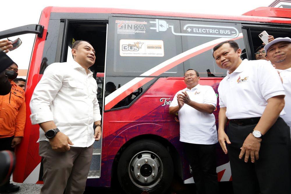 17 Bus Listrik Mulai Mengaspal di Surabaya, Diharap Bisa Kurangi Emisi