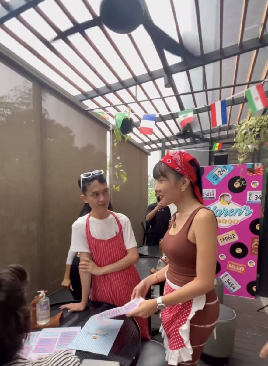 potret Lucinta Luna jadi pelayan Karen's Diner (instagram.com/lucintaluna_manjalita)