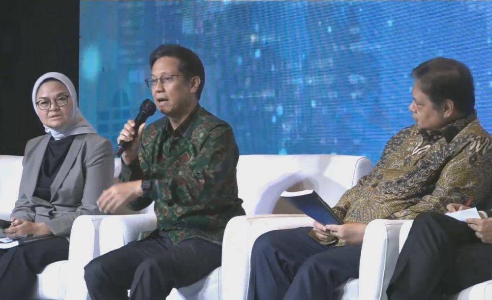 Peluncuran Buku Penanganan COVID-19 dan Pemulihan Ekonomi Nasional di Hotel Fairmont, Selasa (20/12/2022). (youtube.com/Perekonomian RI)
