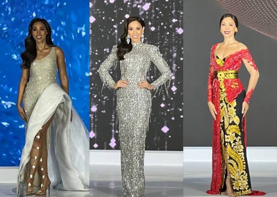 Potret Laksmi Suardana di Acara Konferensi Pers Keberangkatannya ke Ajang Miss Universe 2022 (IDN Times/Wahyu Kurniawan)