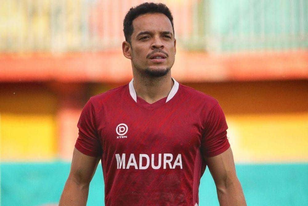 Lulinha sebagai striker andalan Madura United di Liga 1 Indonesia 2022/2023. (instagram.com/lulinha.official)