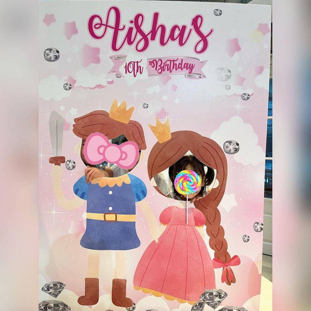 Momen ulang tahun Aisha (instagram.com/denadaindonesia)