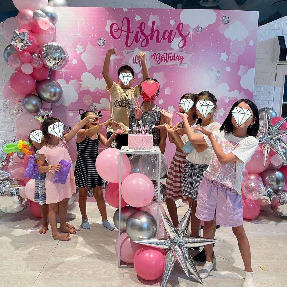 momen ulang tahun Aisha (instagram.com/denadaindonesia)