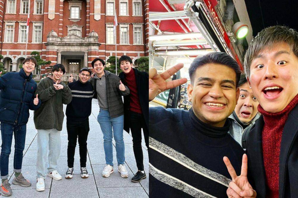 potret liburan Fadil Jaidi di Jepang (instagram.com/fadiljaidi | instagram.com/tomoyama32)